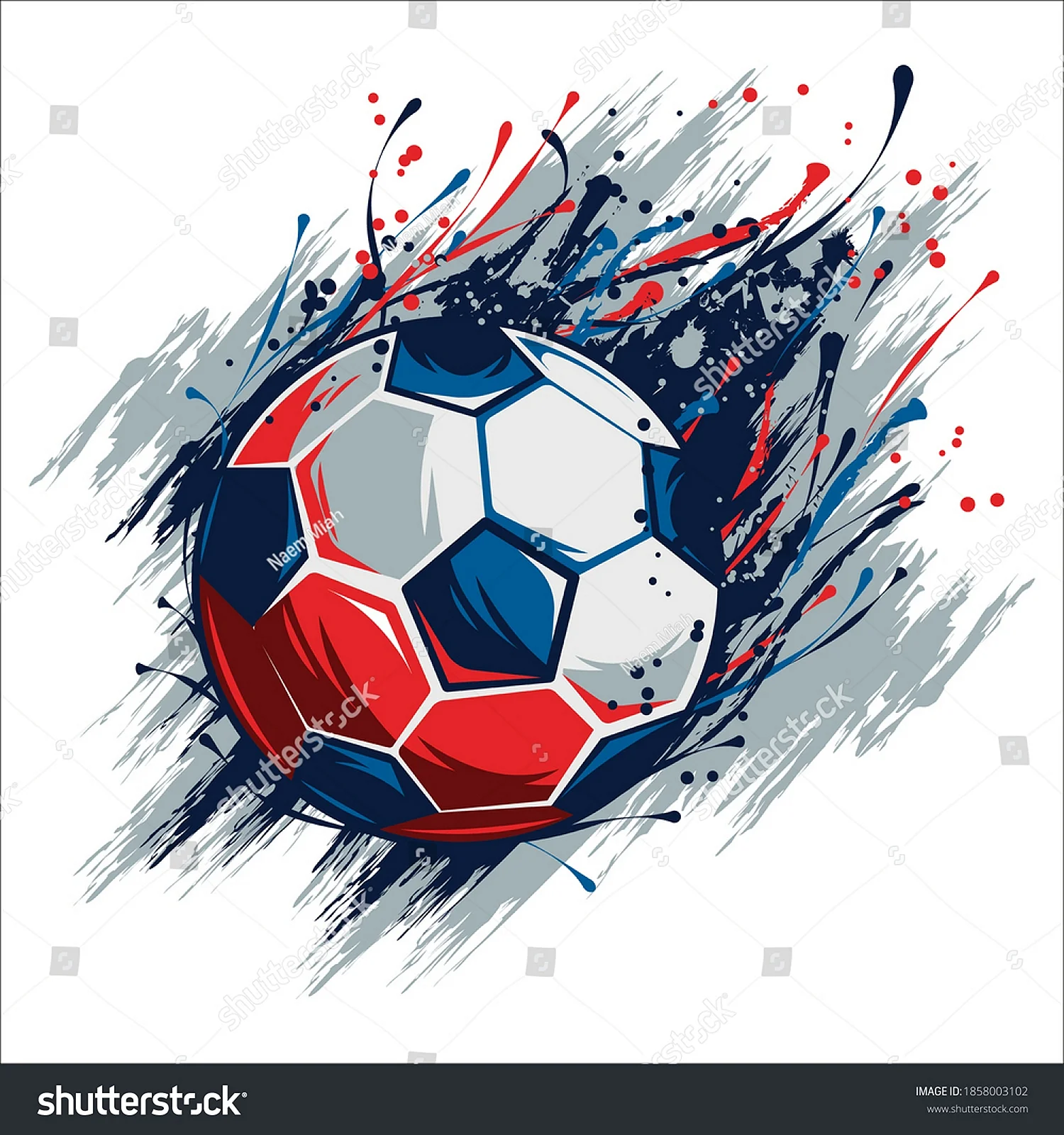 Футбольный мяч арт