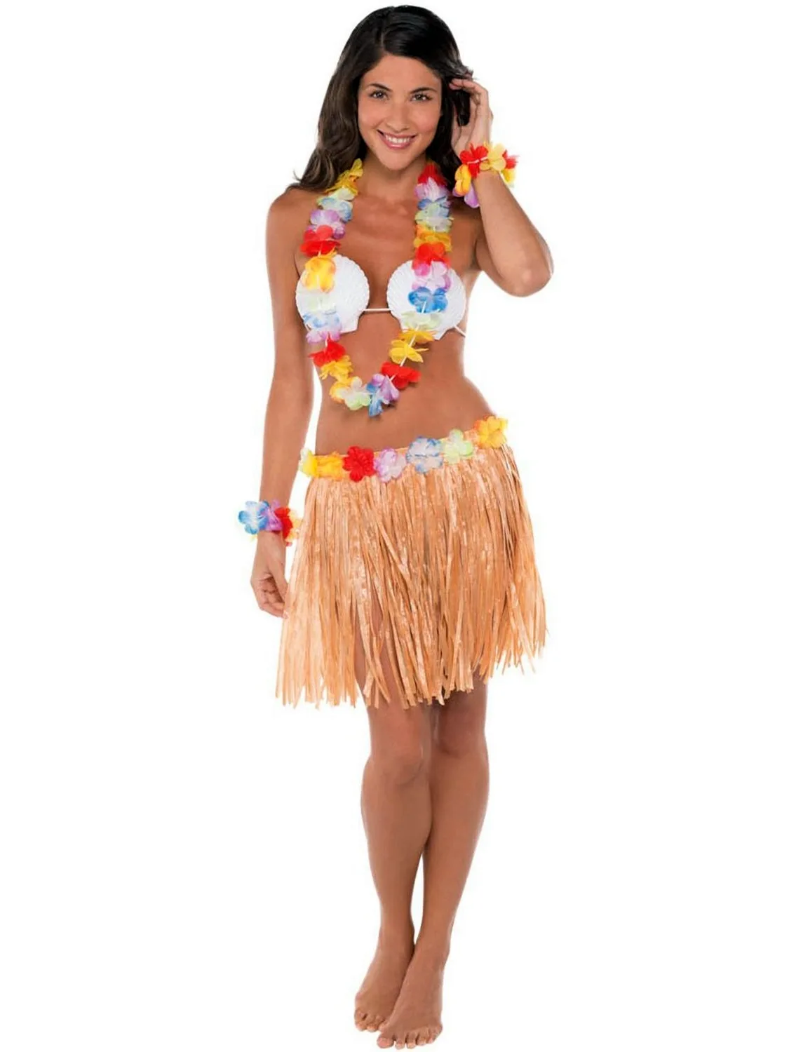 Гавайская вечеринка девушки
