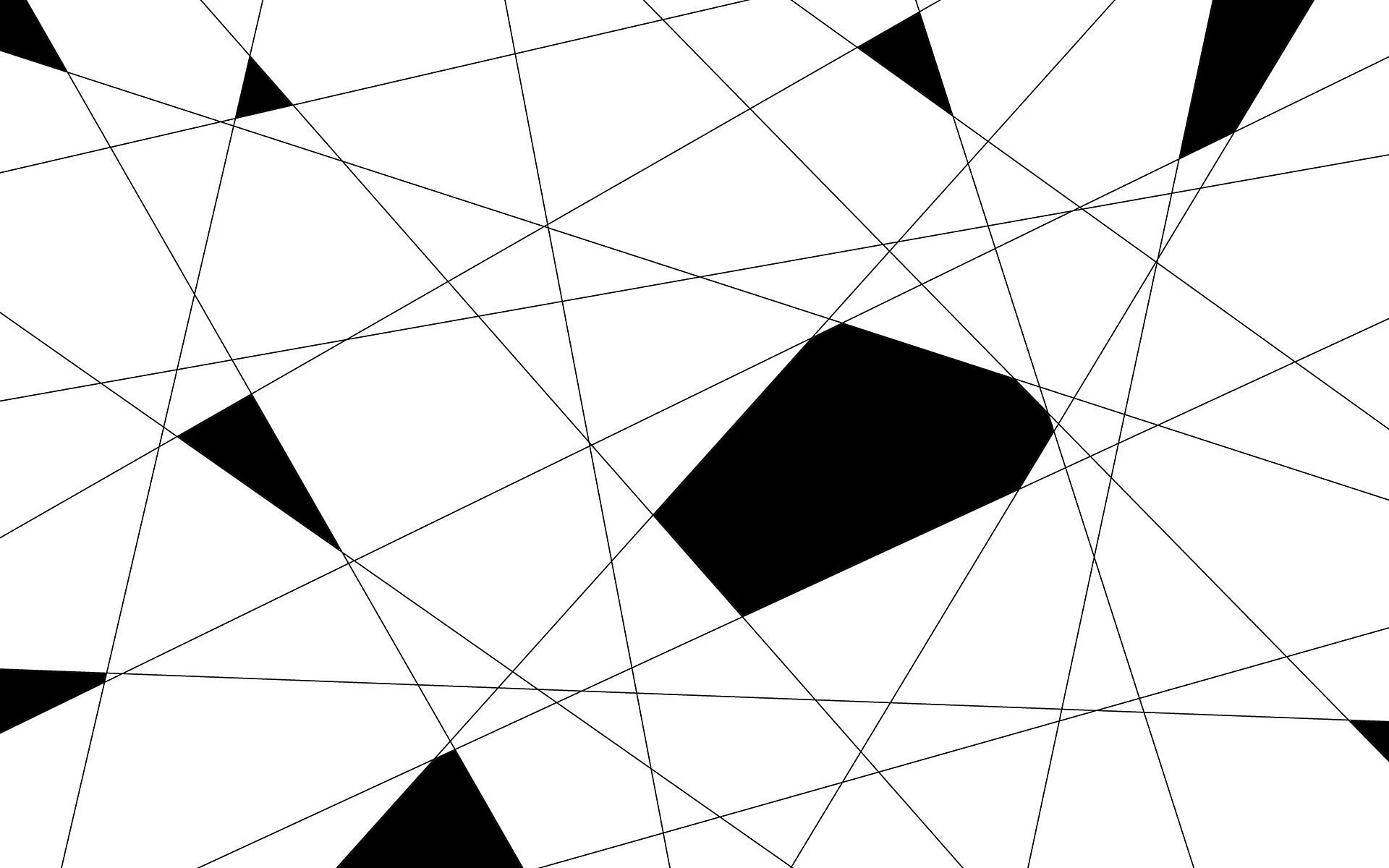 Геометрическая абстракция черно белая