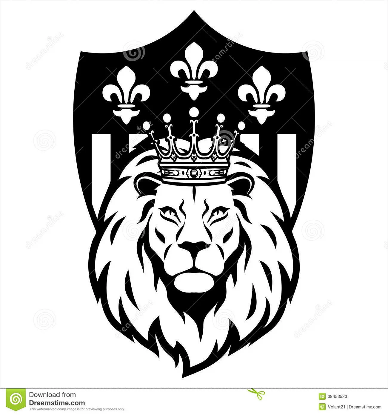 Герб со львом