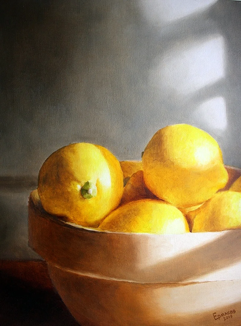 Голландский натюрморт с лимоном