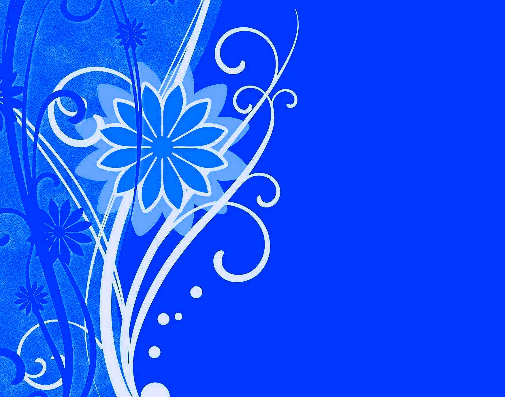 Голубой фон с орнаментом