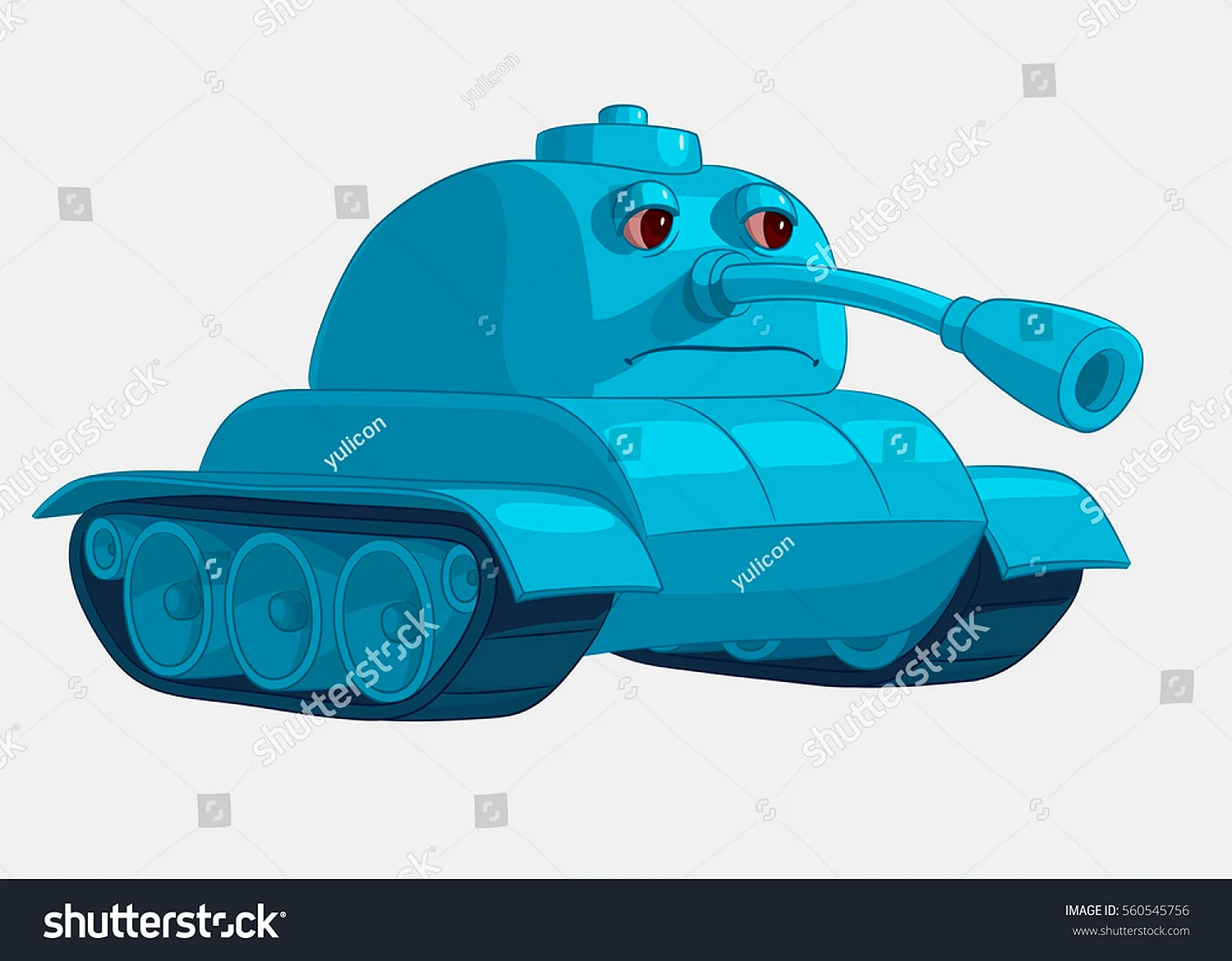 Голубой танк