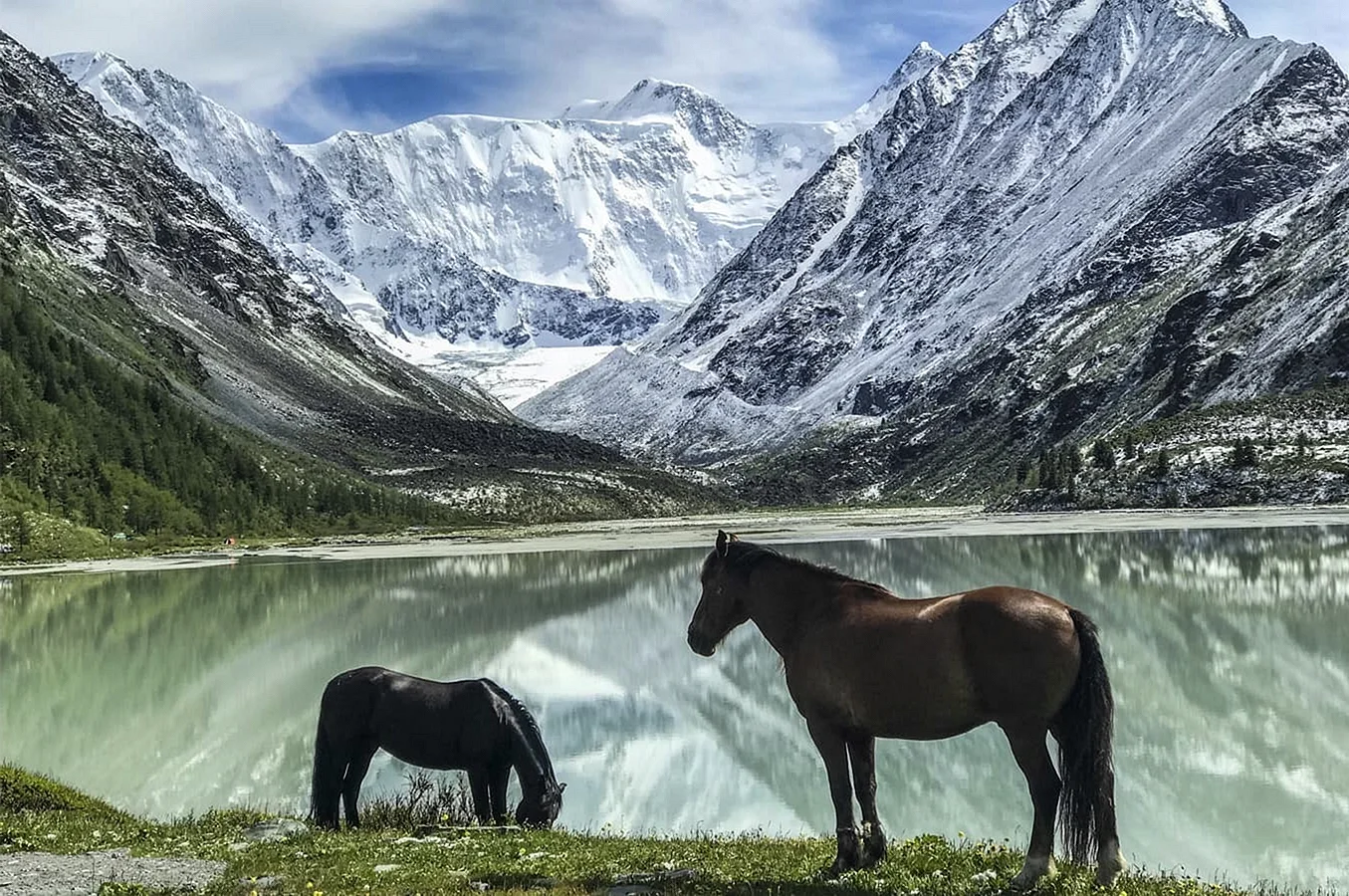Гора Белуха, горный Алтай