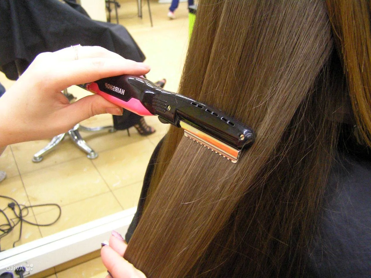 Горячая бритва для стрижки волос