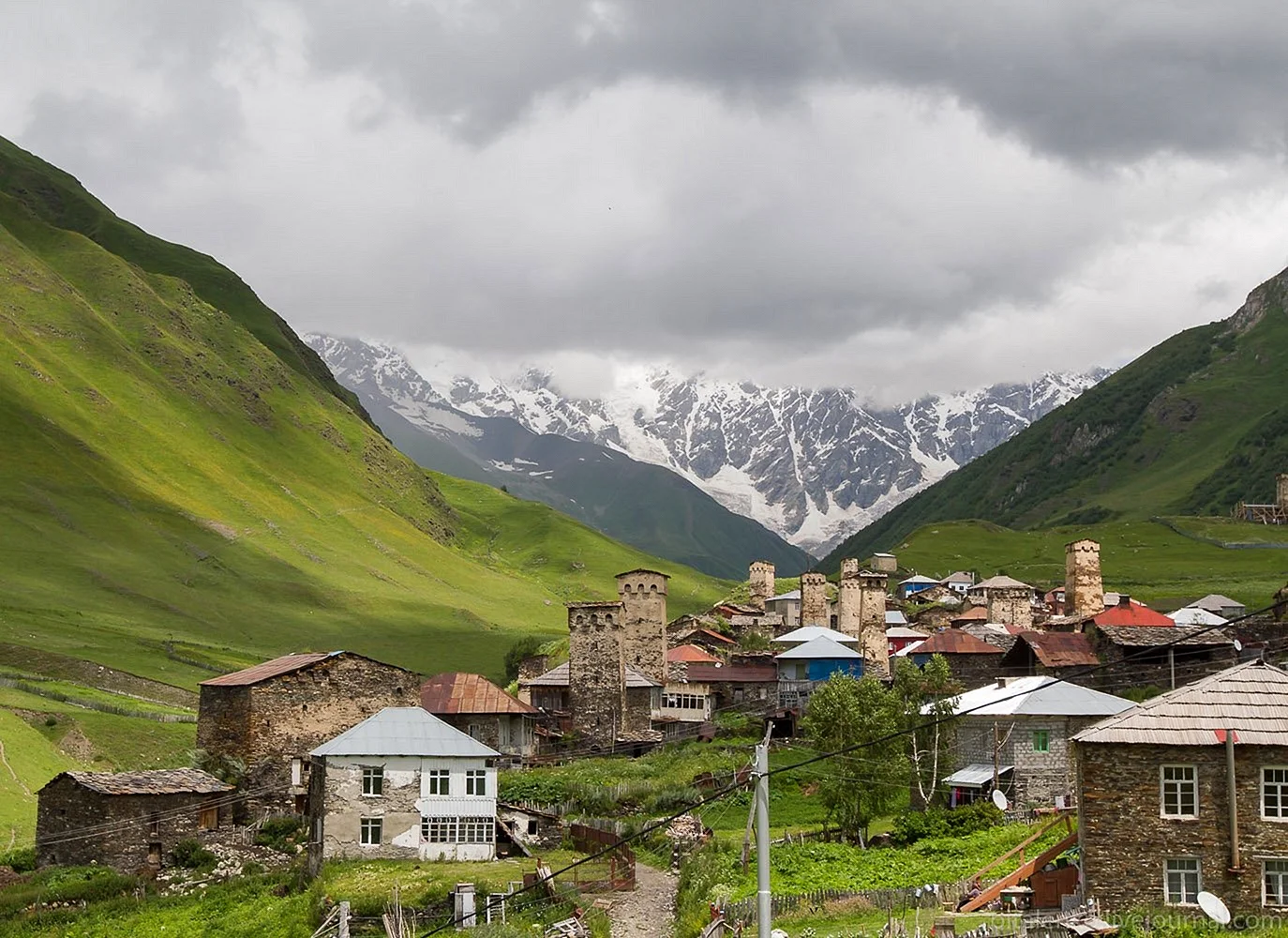 Горная деревня Кавказ