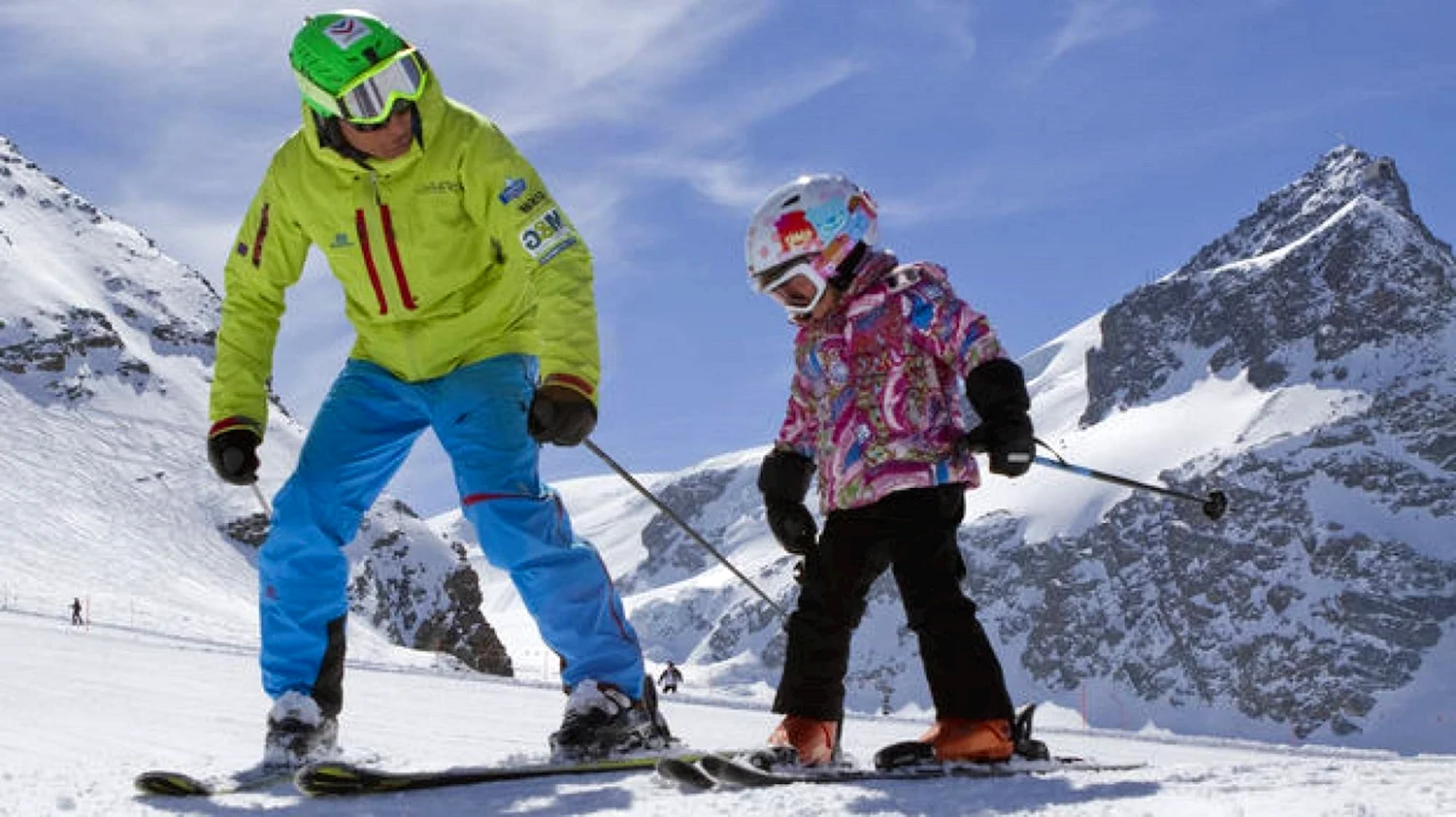 Горные лыжи обучение детей