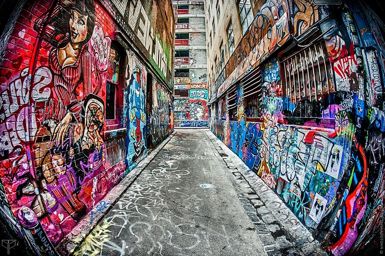 Граффити на улицах Нью Йорка