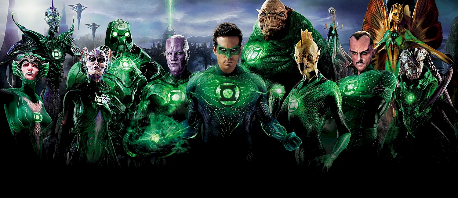 Green Lantern 2011 Постер