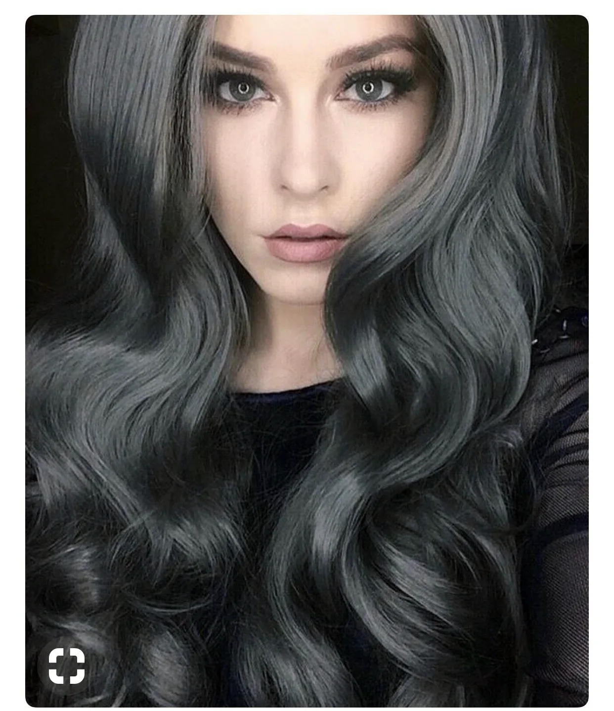 цвет металлик фото волос у женщин