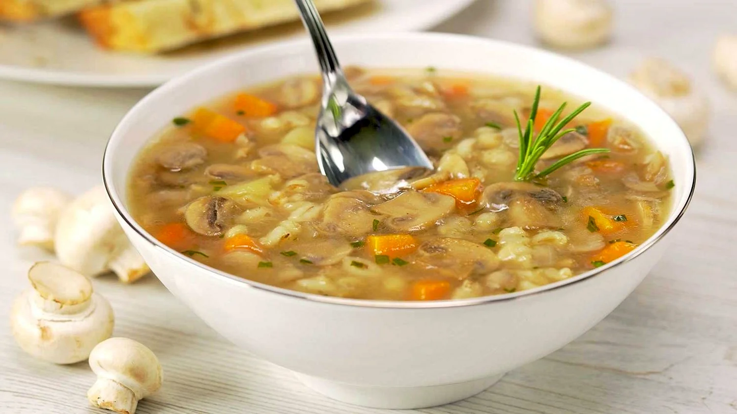 Грибной суп «по-ленинградски»