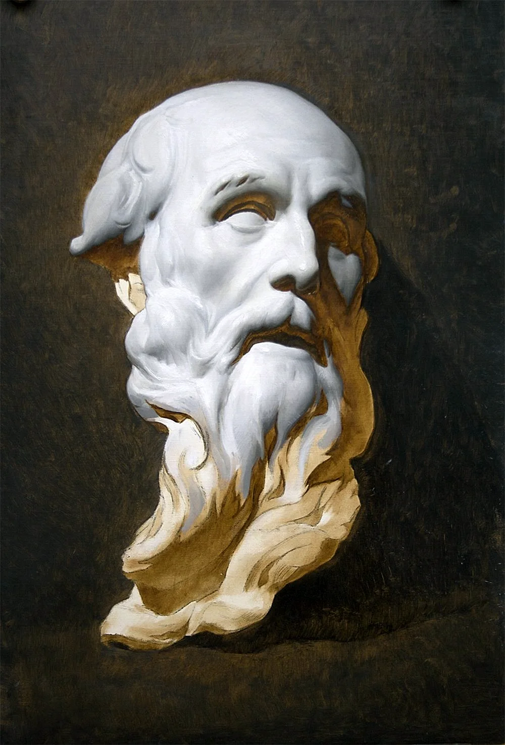Гризайль портрет Сократ