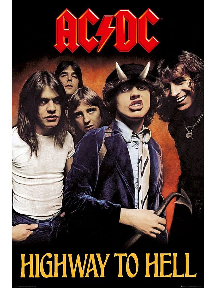 Группа AC/DC Постер