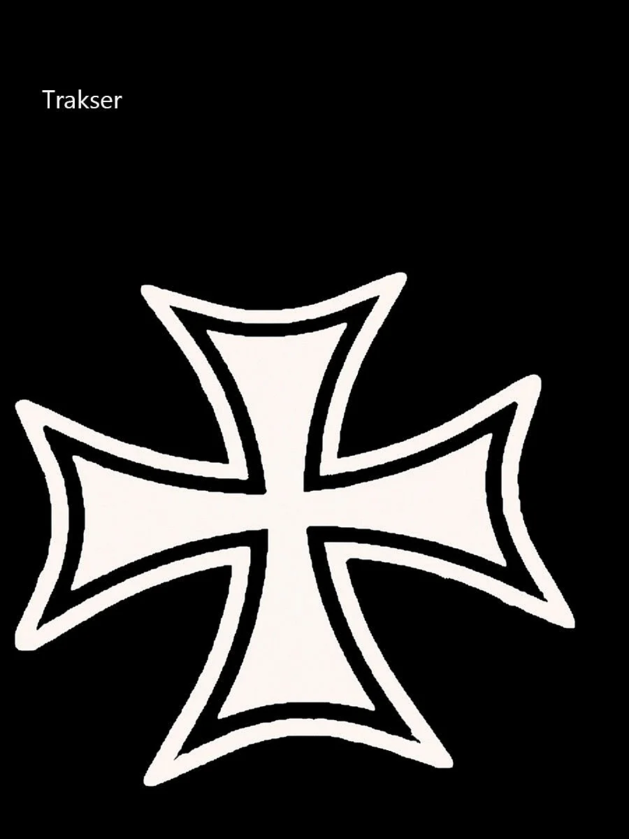 Грузинский крест наклейка на машину