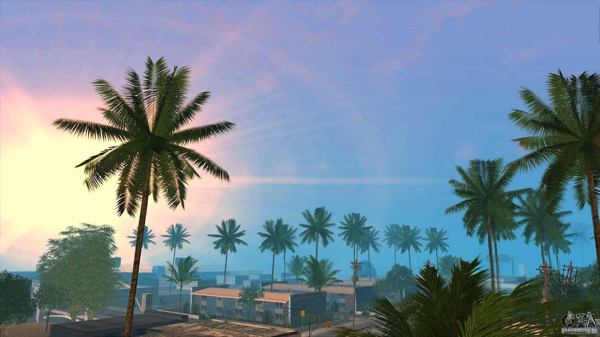 GTA San Andreas пальмы