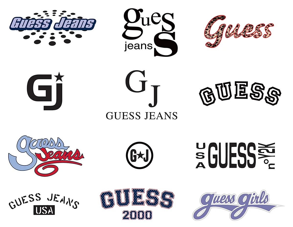 Guess джинсы с логотипом