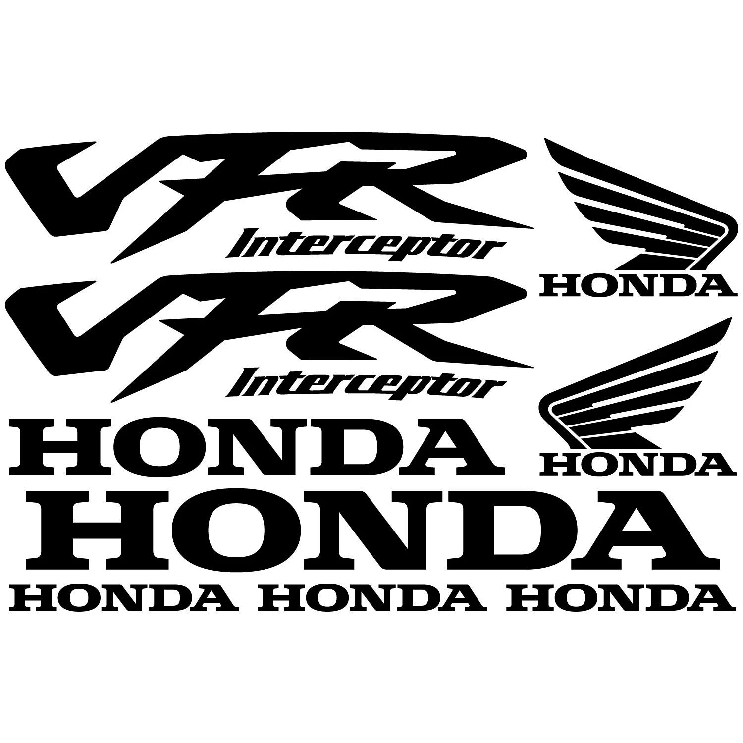 Honda VFR 800 Interceptor наклейки