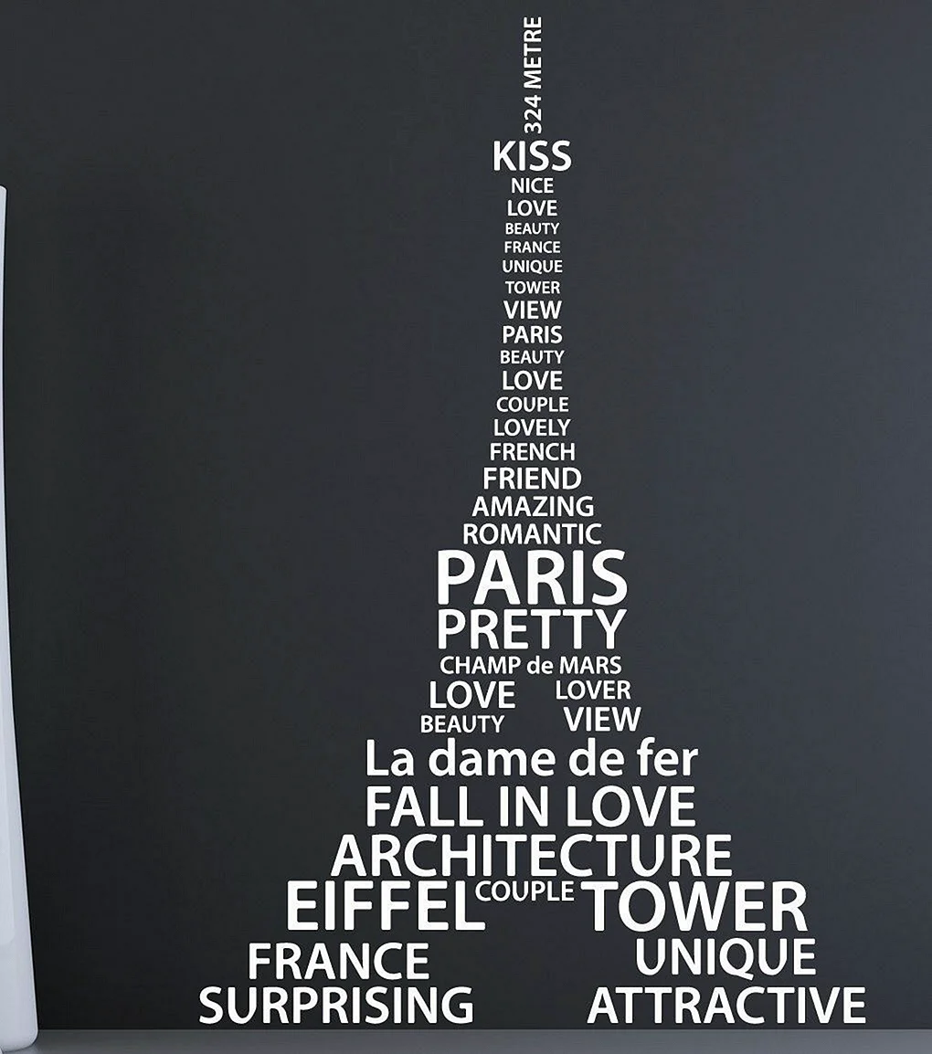 I Love Paris надпись