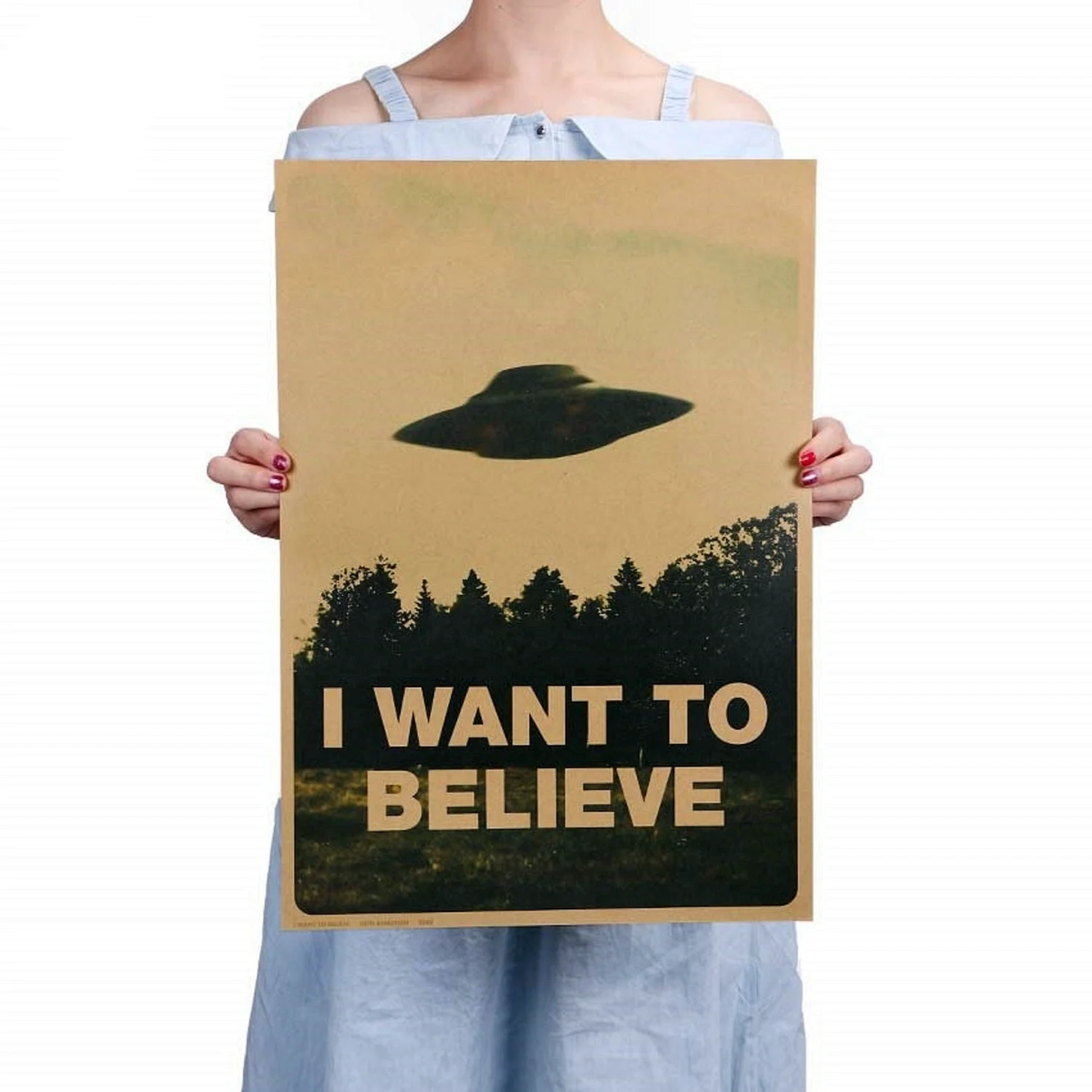 I want to believe плакат