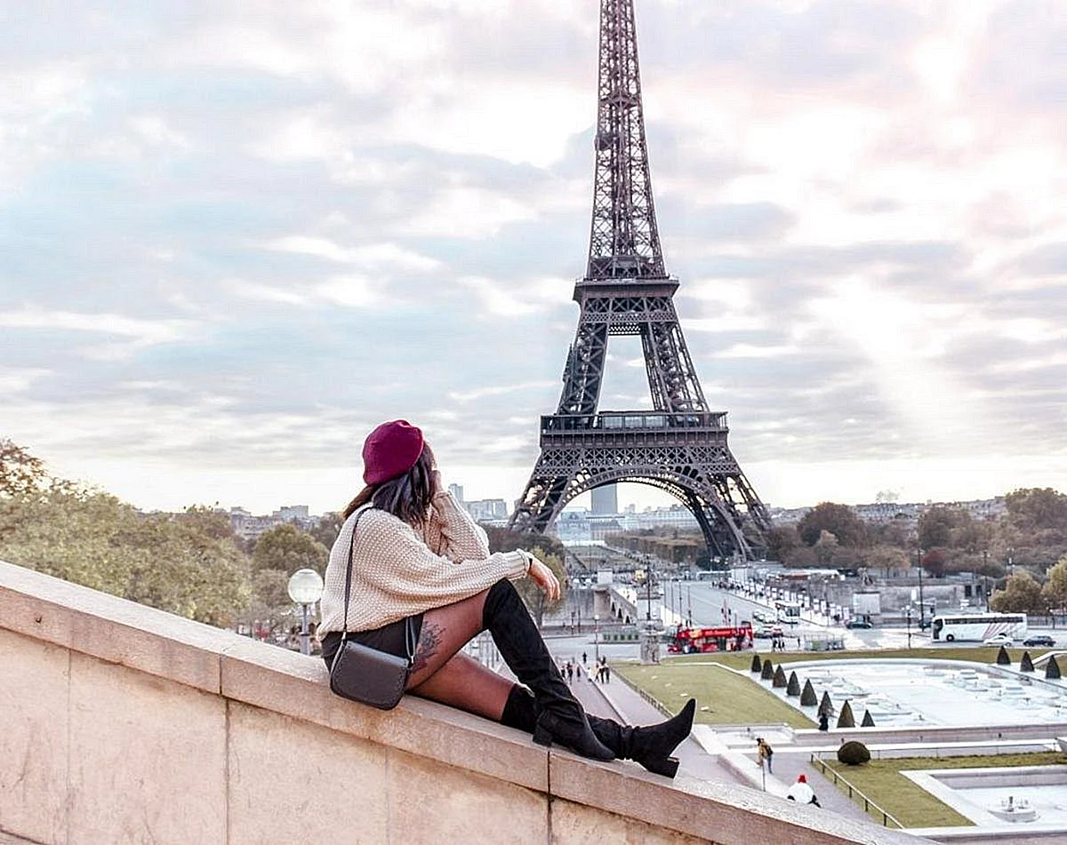 Я на фоне эльфовой башни в.Париже