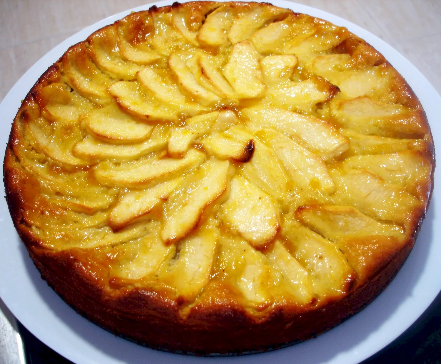 Яблочный пирог тарта де МАНЗАНА