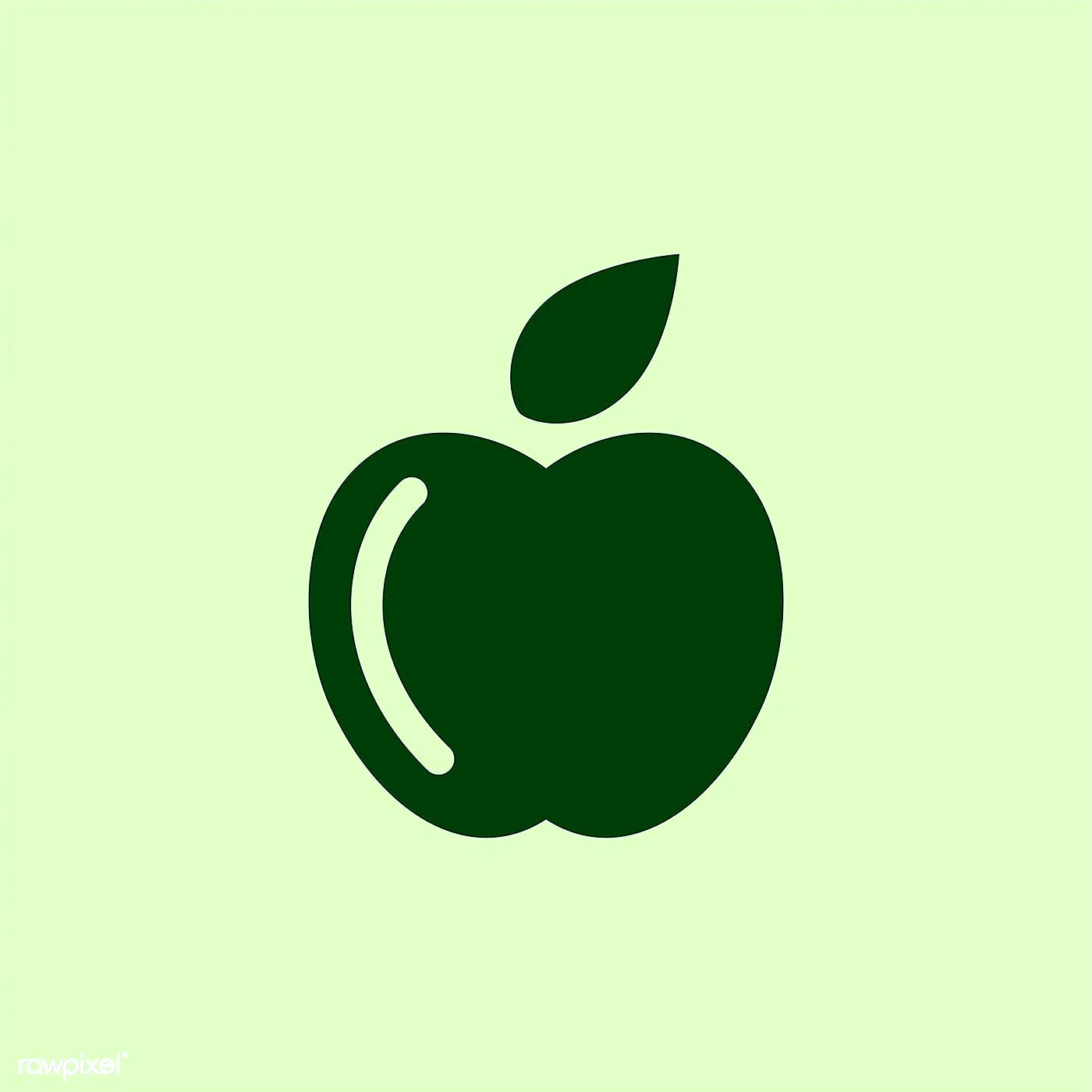 Яблоко эпл вектор