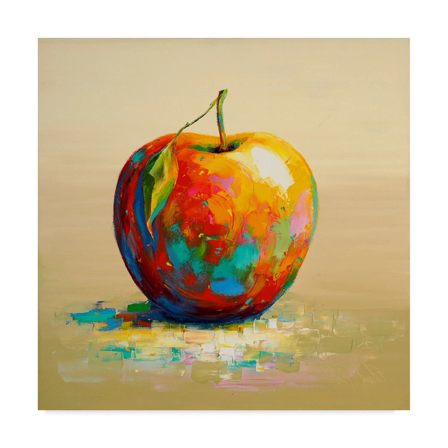 Яблоко в абстрактной живописи