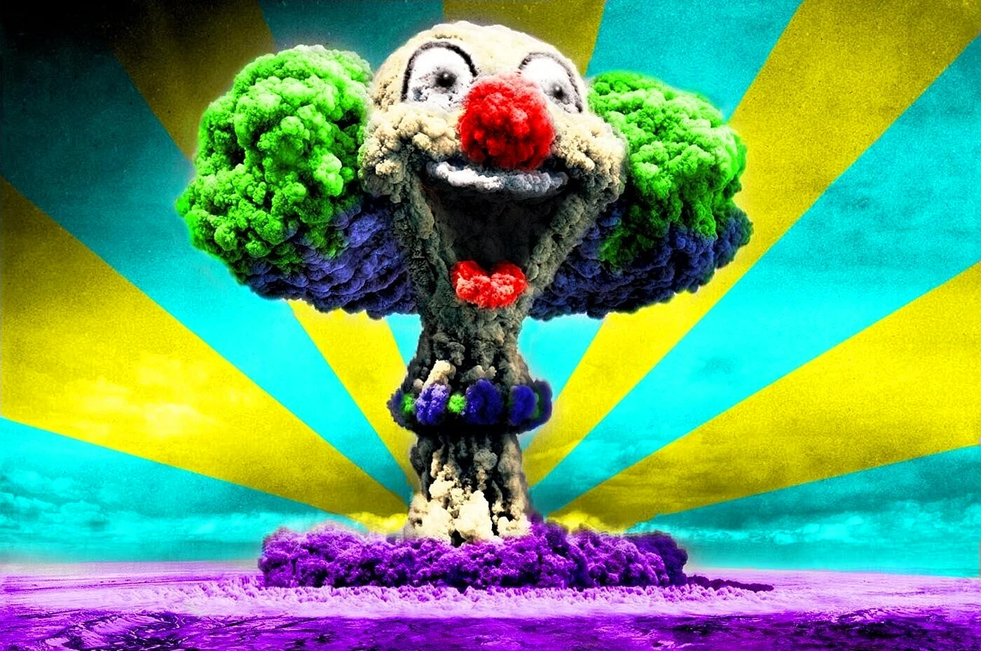 Ядерный взрыв клоун