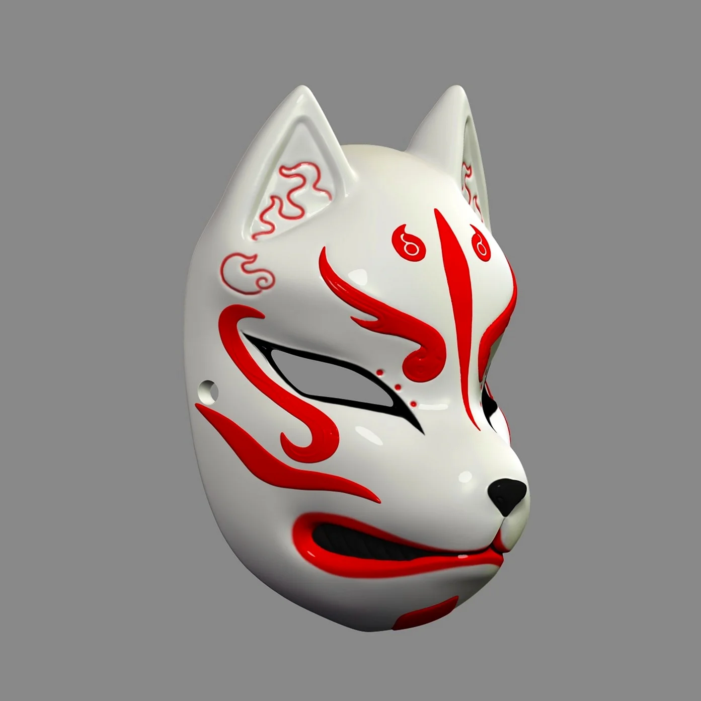 Японская маска Кицунэ