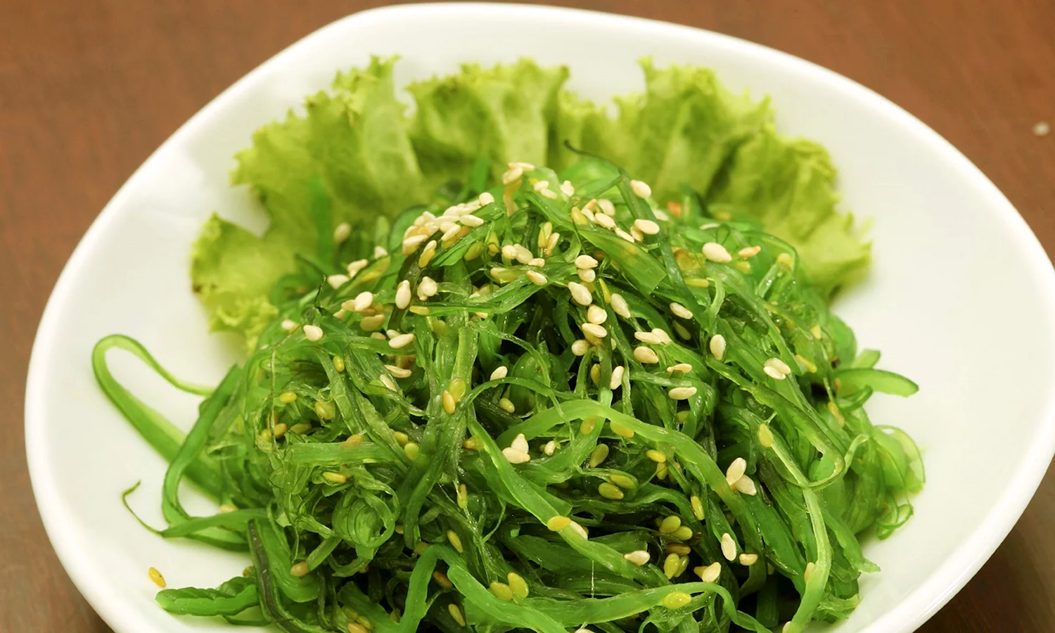 Японский салат зелень
