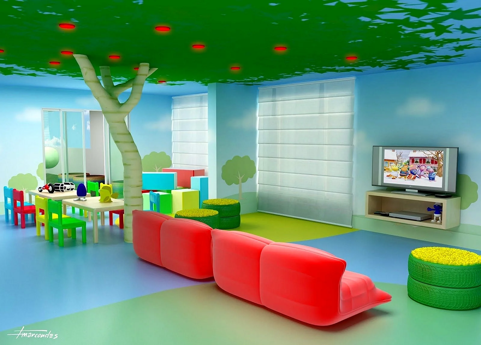 Игровая комната в детском саду