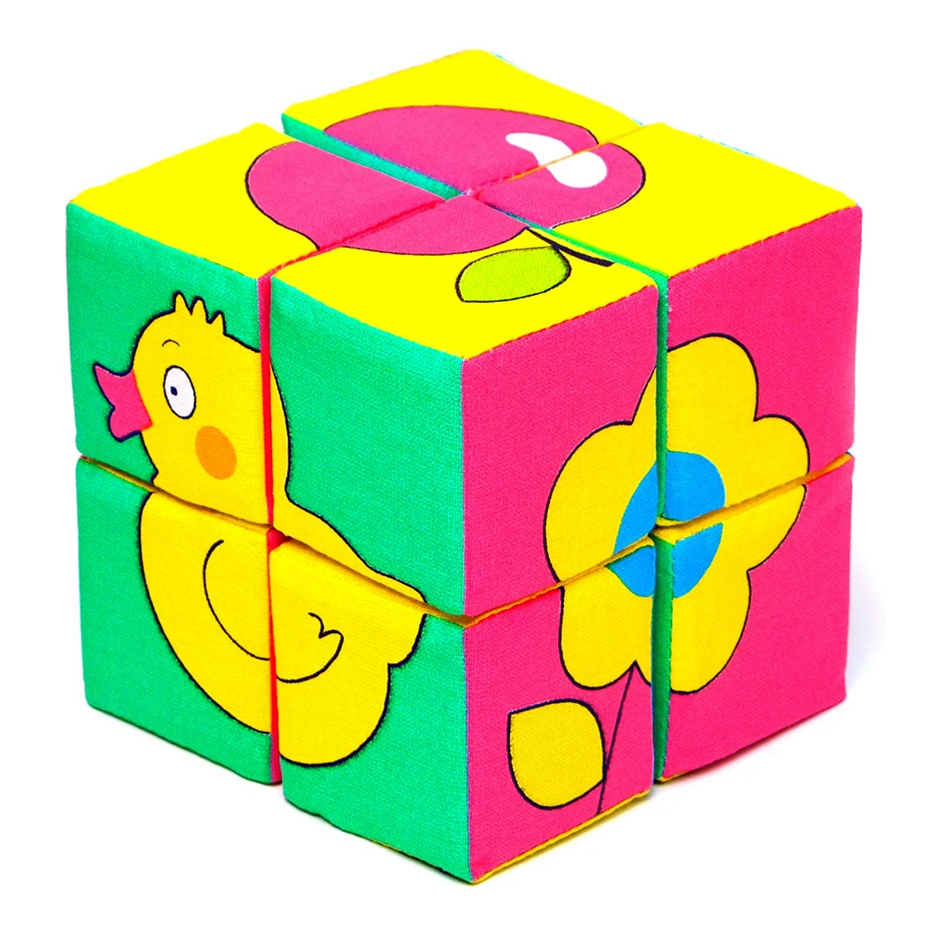 Игрушка кубики Мякиши предметы 001сп