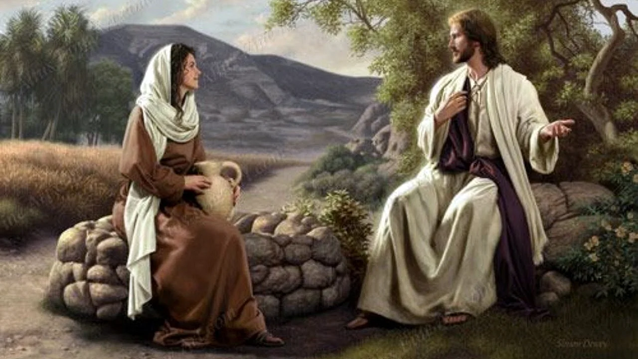 Иисус Христос и самарянка у колодца
