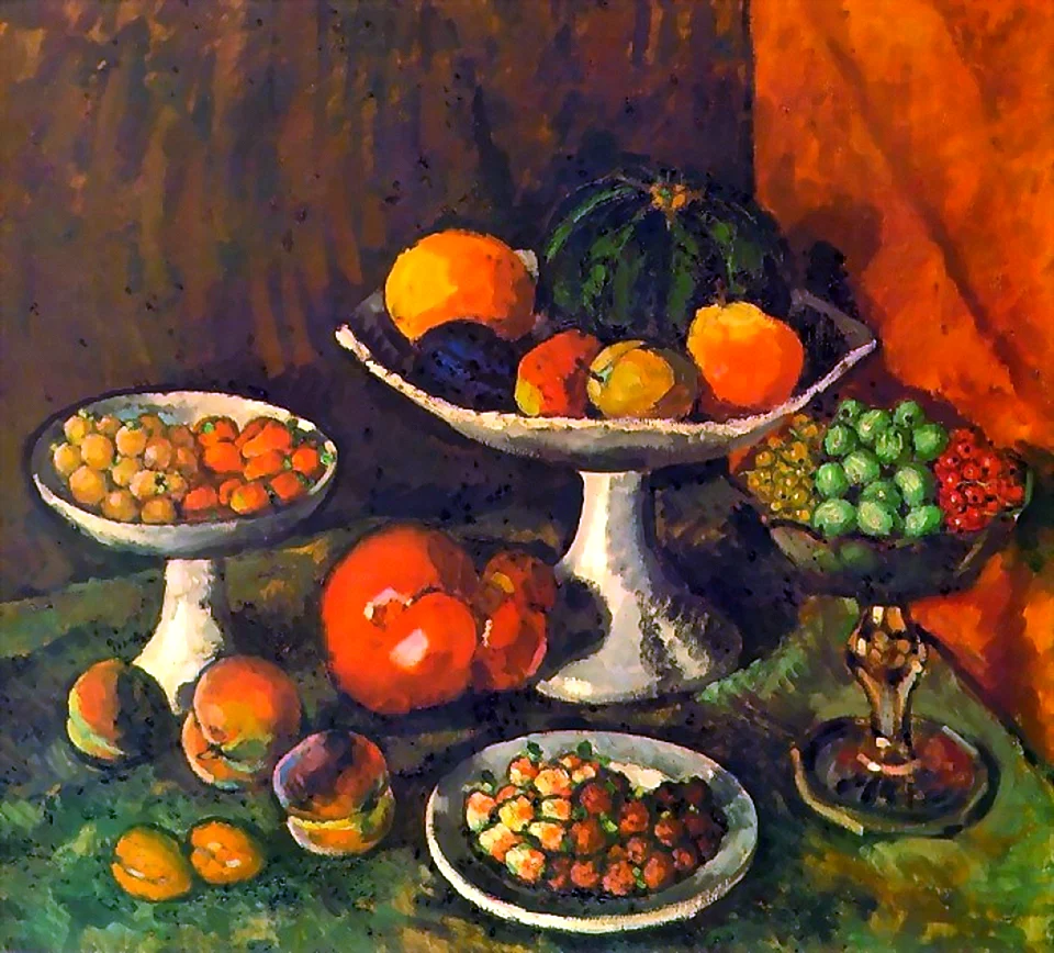 Илья Иванович Машков натюрморт с фруктами