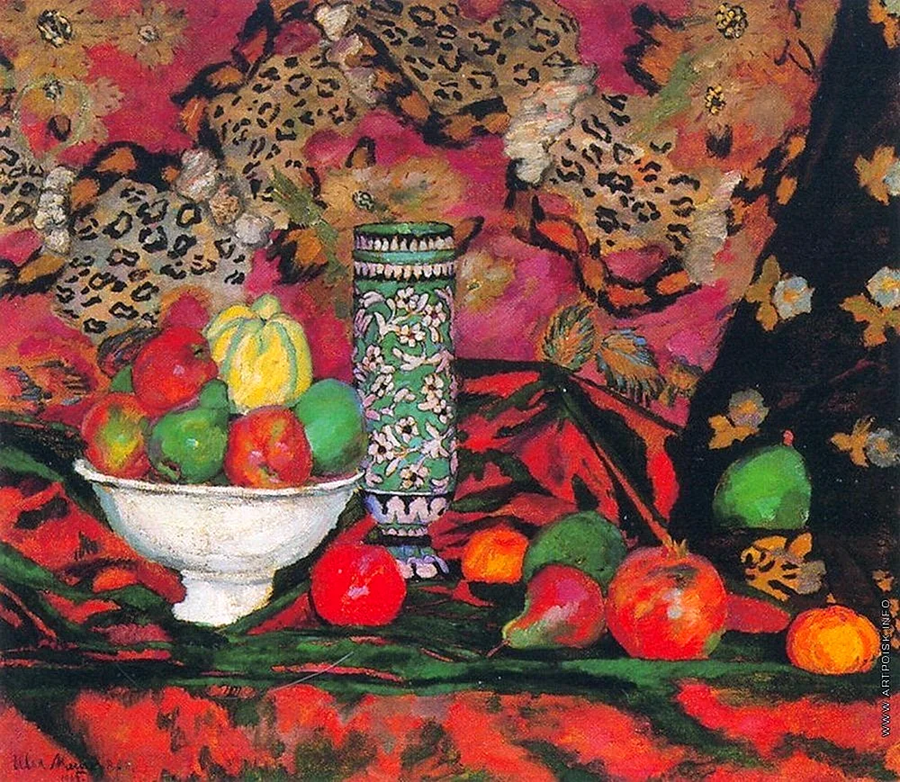 Илья Машков. Натюрморт с фруктами. 1908