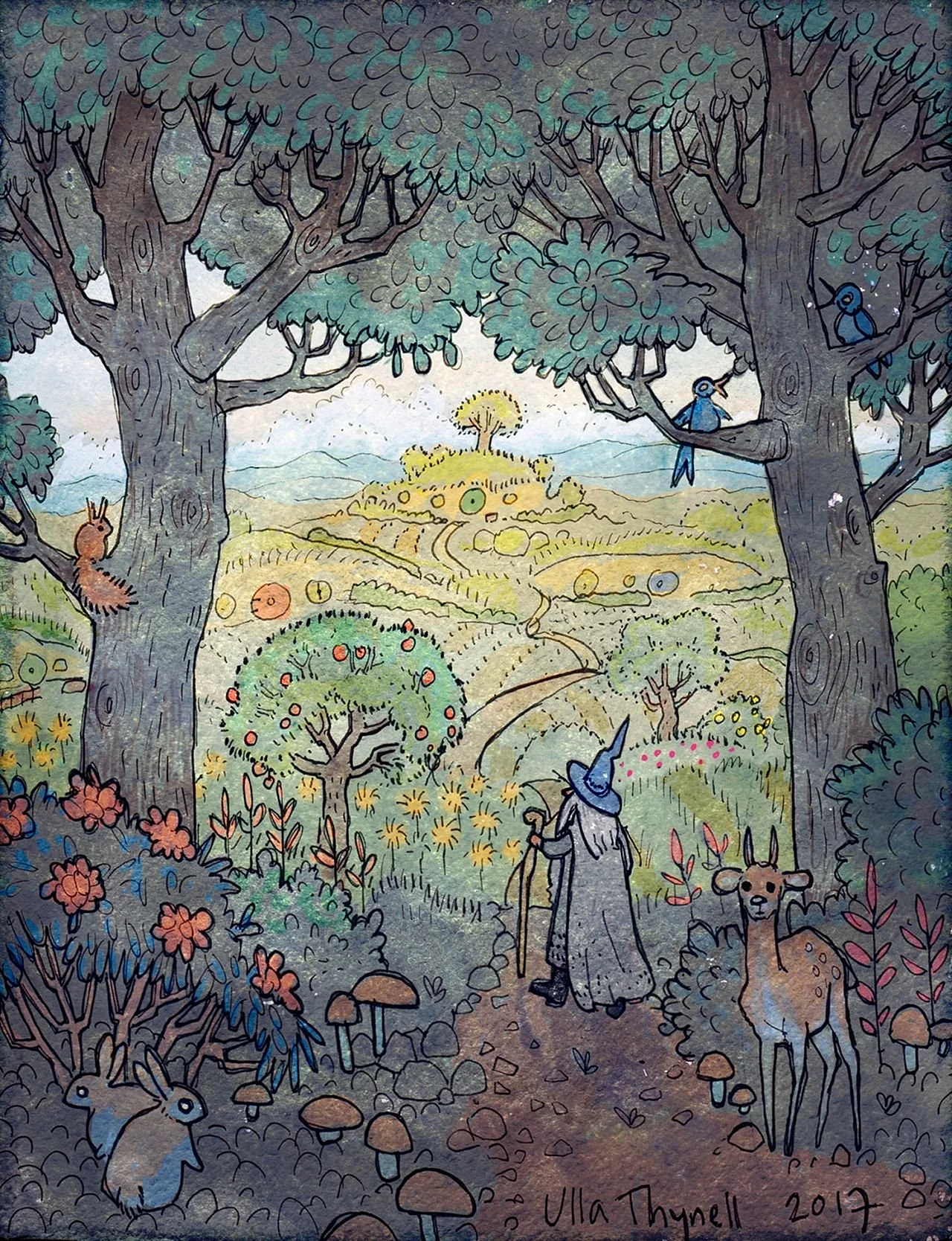 Иллюстрации Джона Толкина