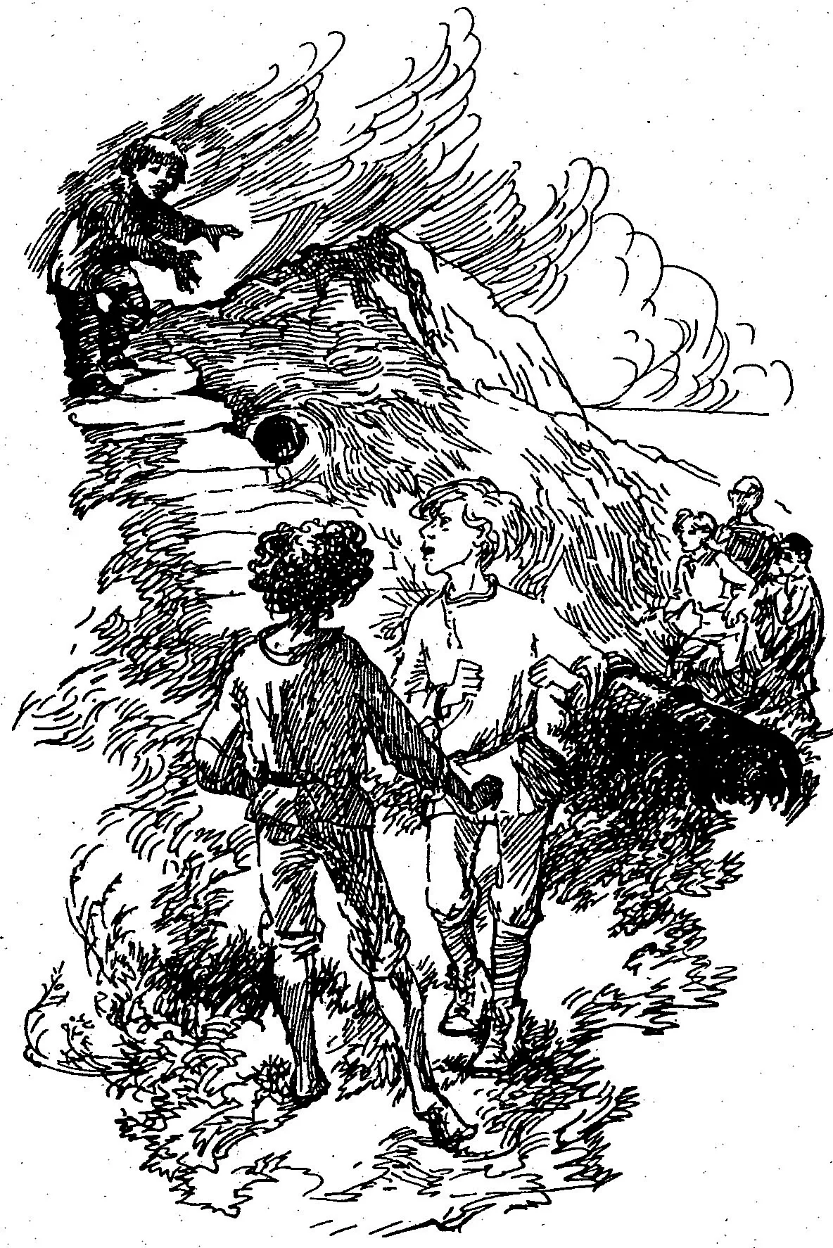 Иллюстрации Стерлиговой к книгам Крапивина