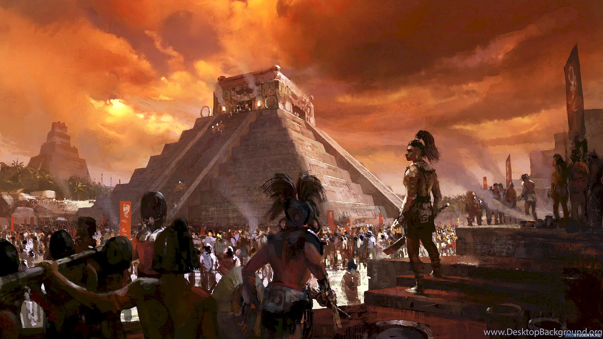 Индейцы Майя пирамиды