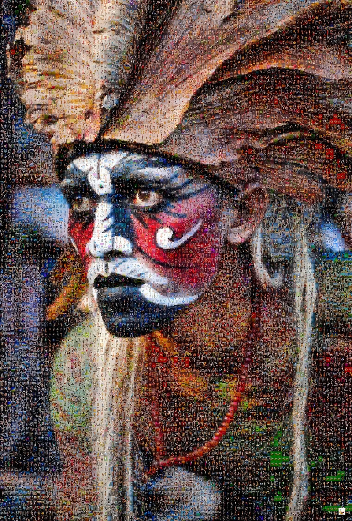 Индейцы разрисованные