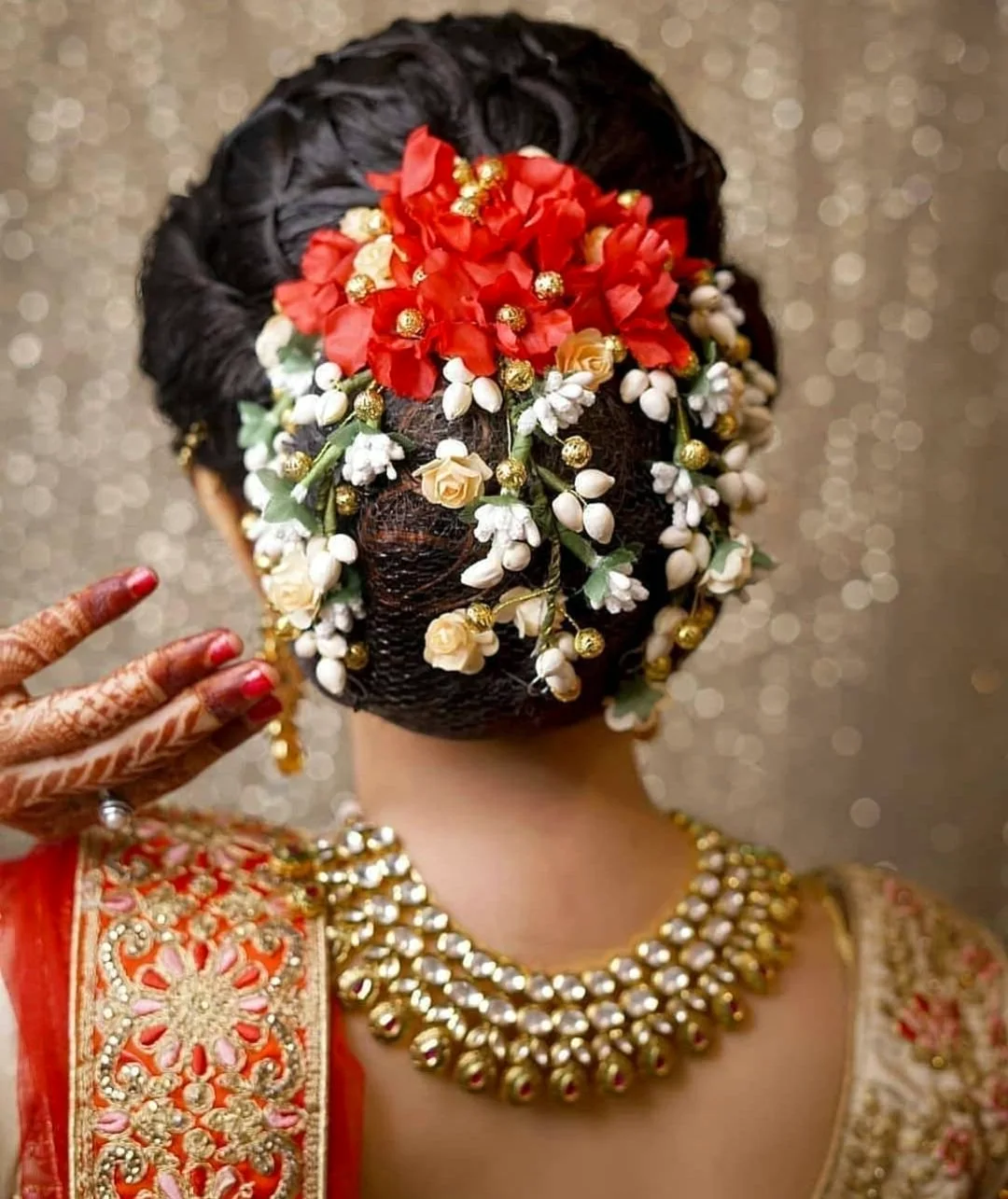 Индийские Свадебные прически