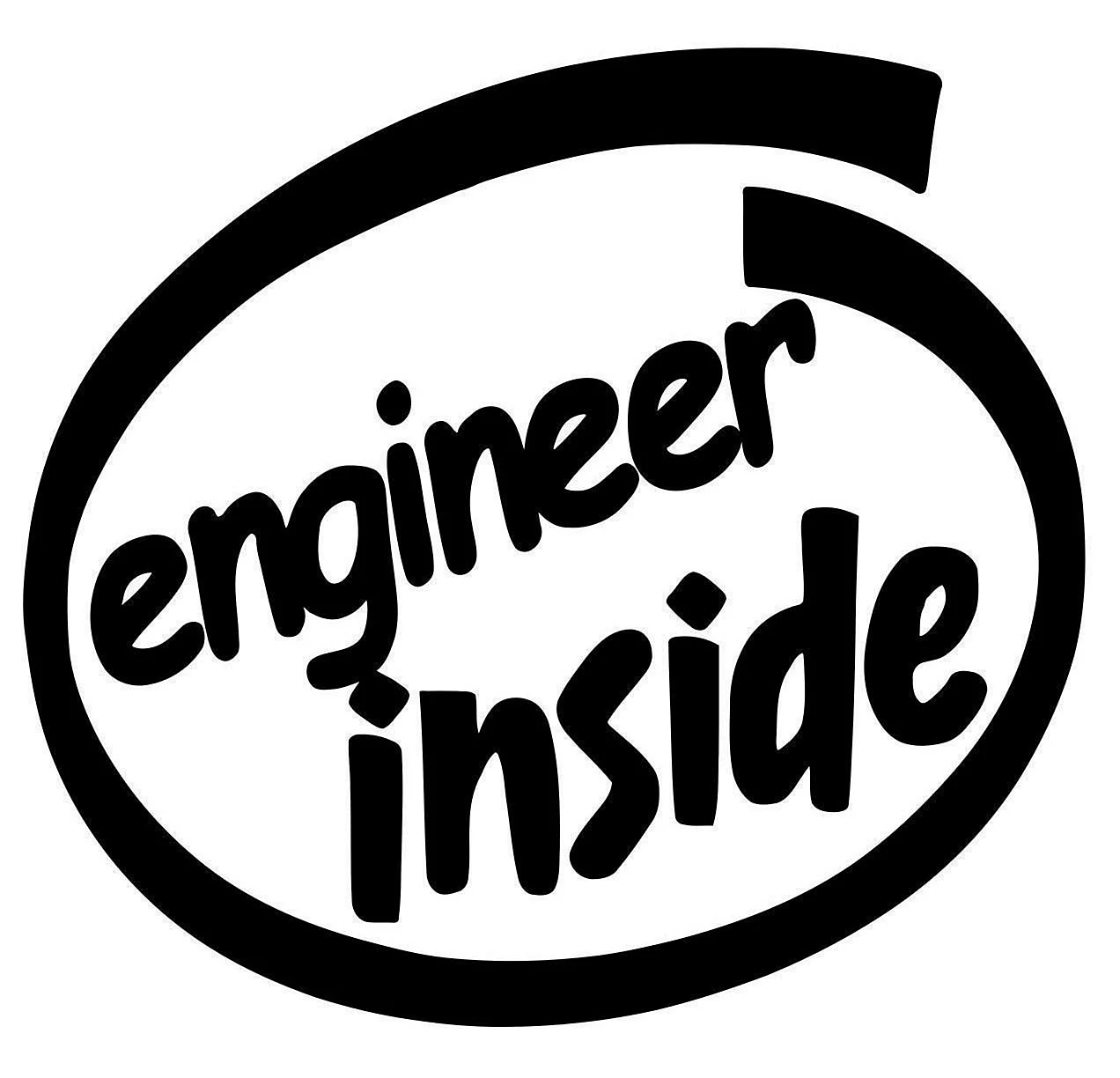 Инженер стикер