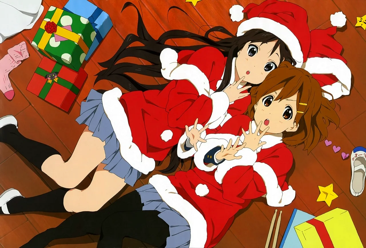 Юи Хирасава Рождество аниме