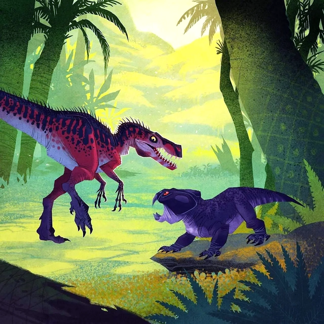 Юхан Эгеркранс динозавры