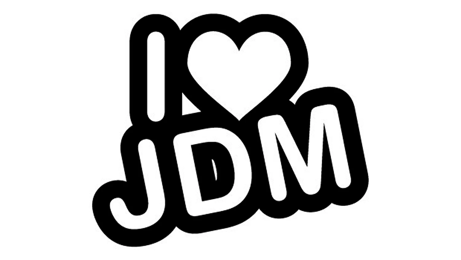 JDM надпись