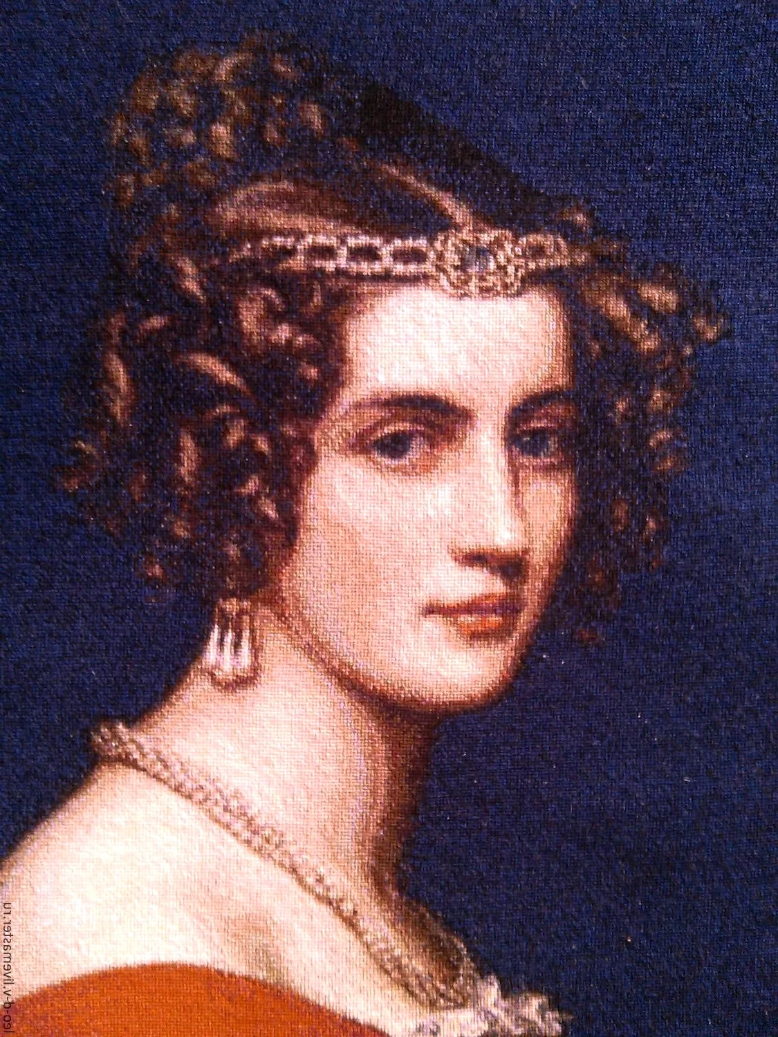 Joseph Karl Stieler портрет леди Джейн Элленборо