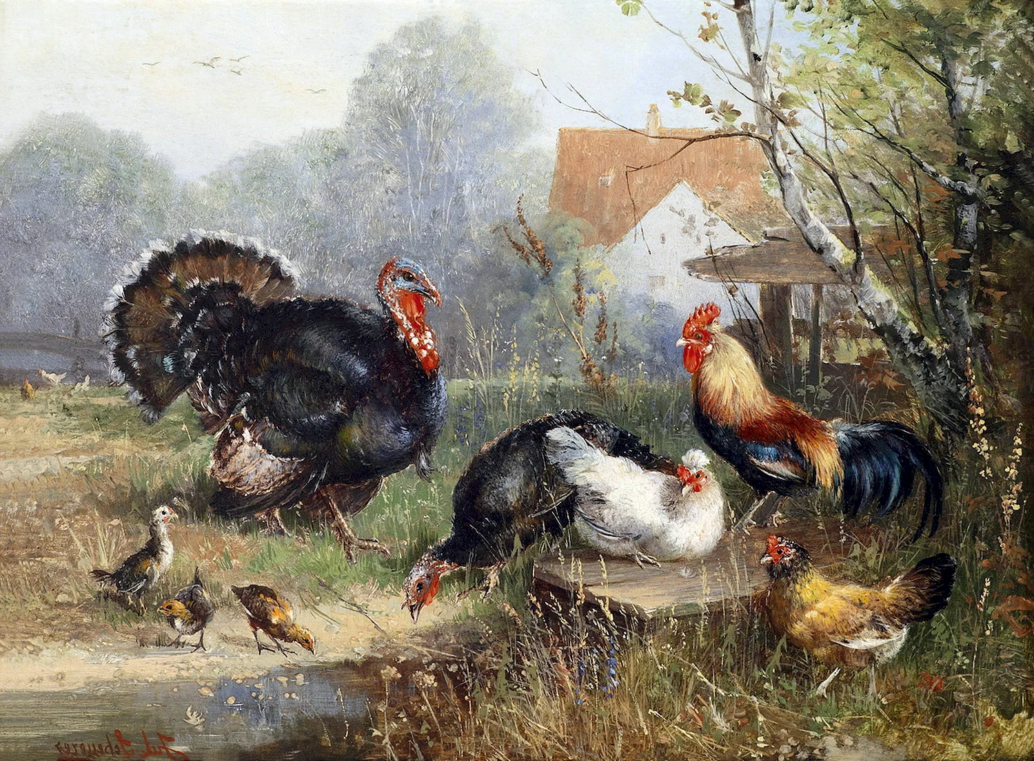 Julius Scheuerer 1859-1913 картины