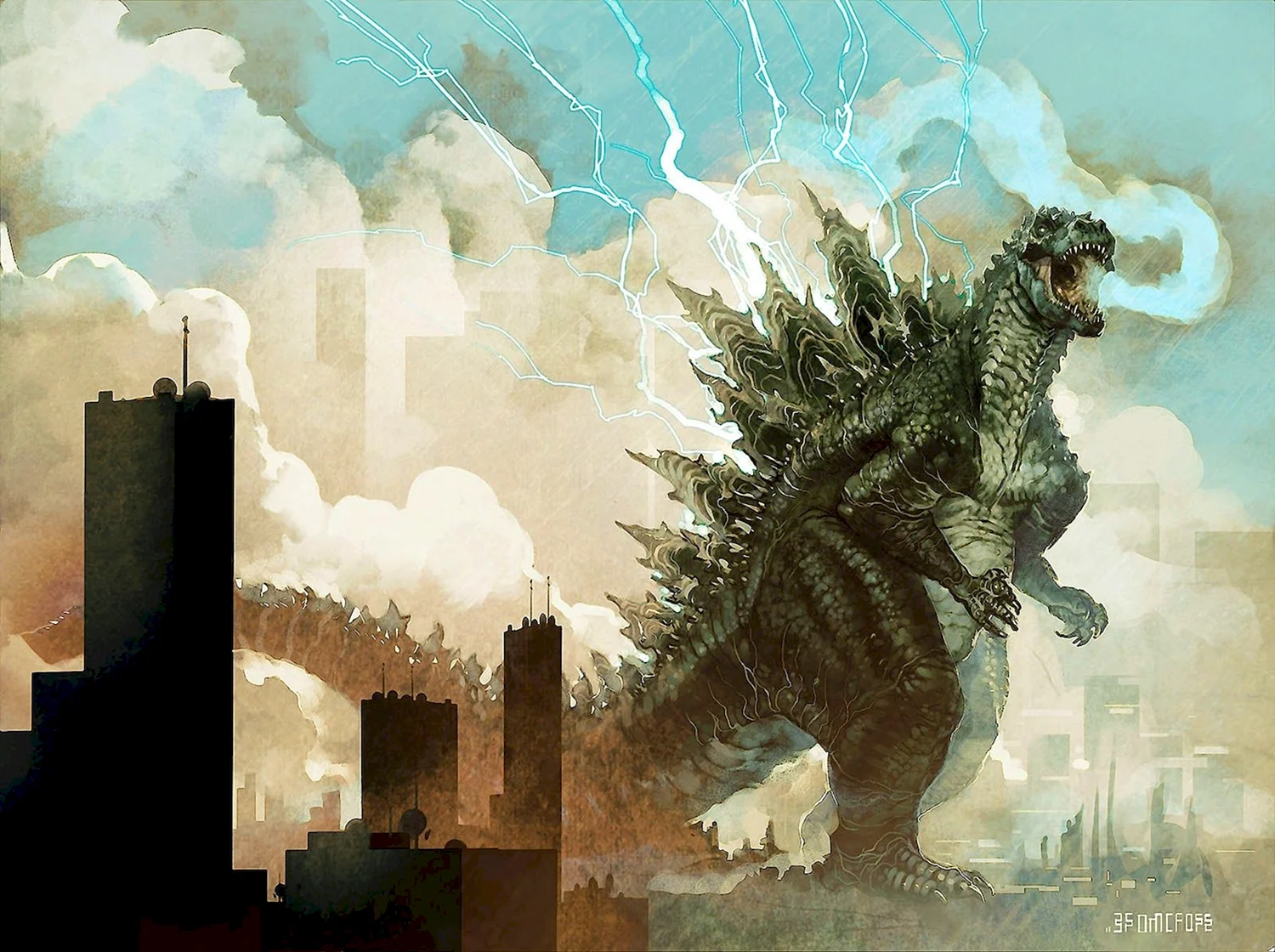 Кайдзю Godzilla Art