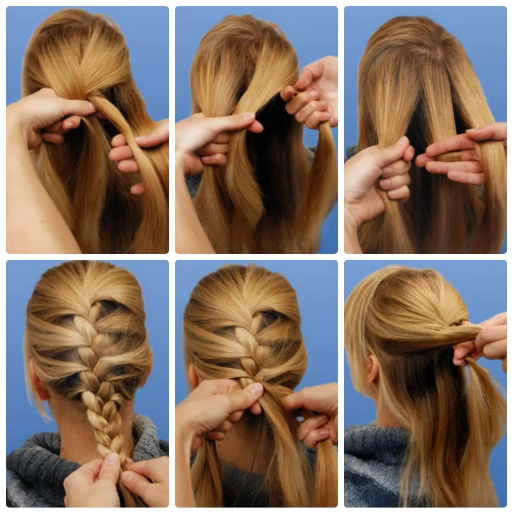Плетение кос на длинные волосы: фото идей, пошаговые инструкции с фото