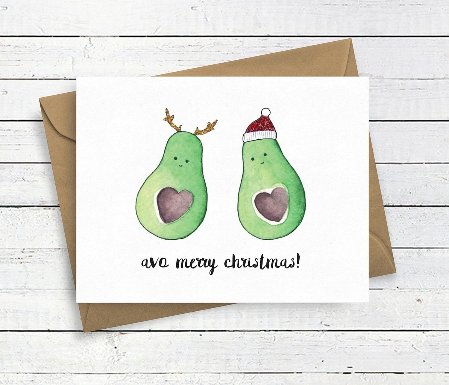 Как сделать открытку с авокадо