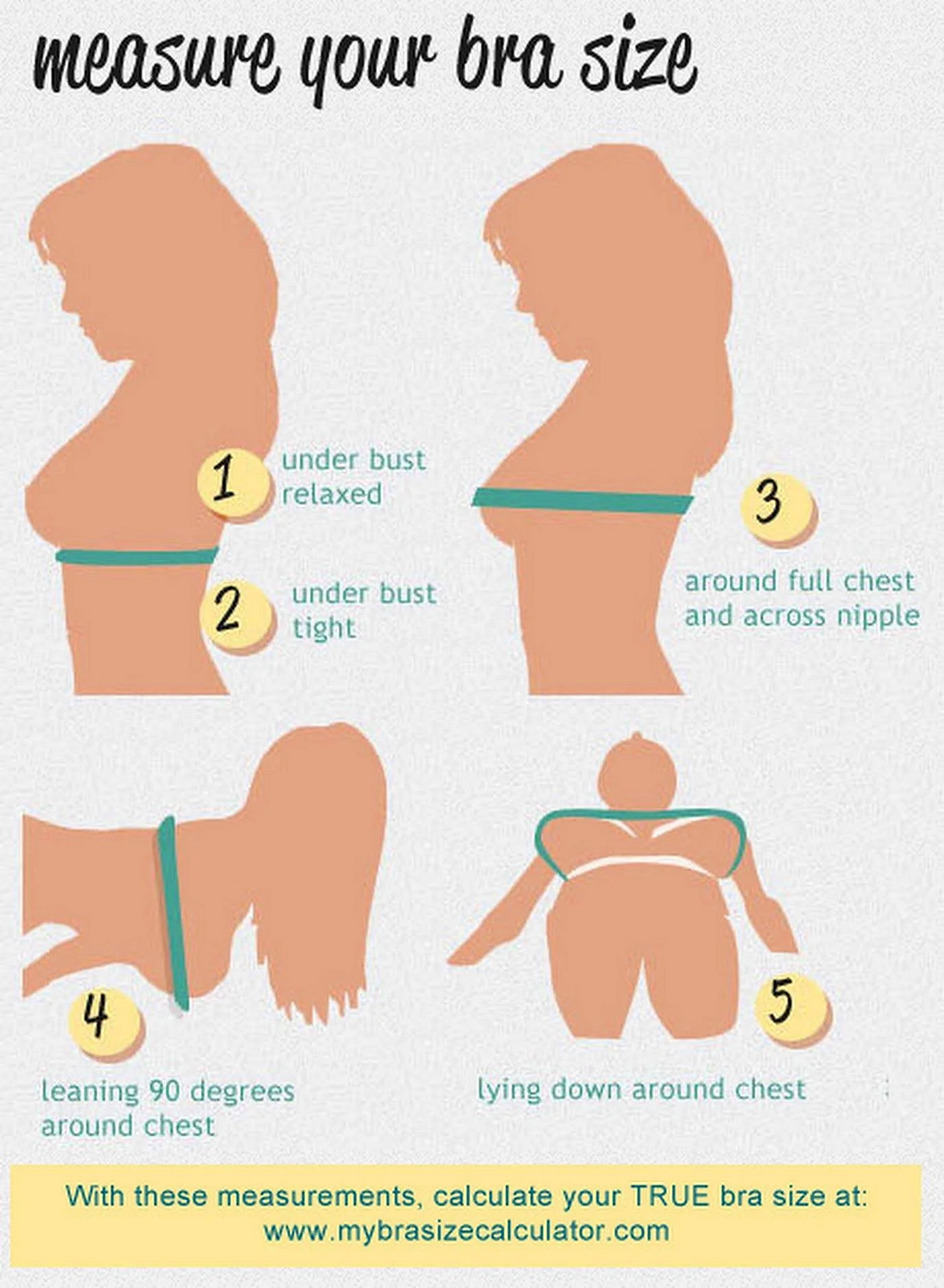 Как узнать размер груди